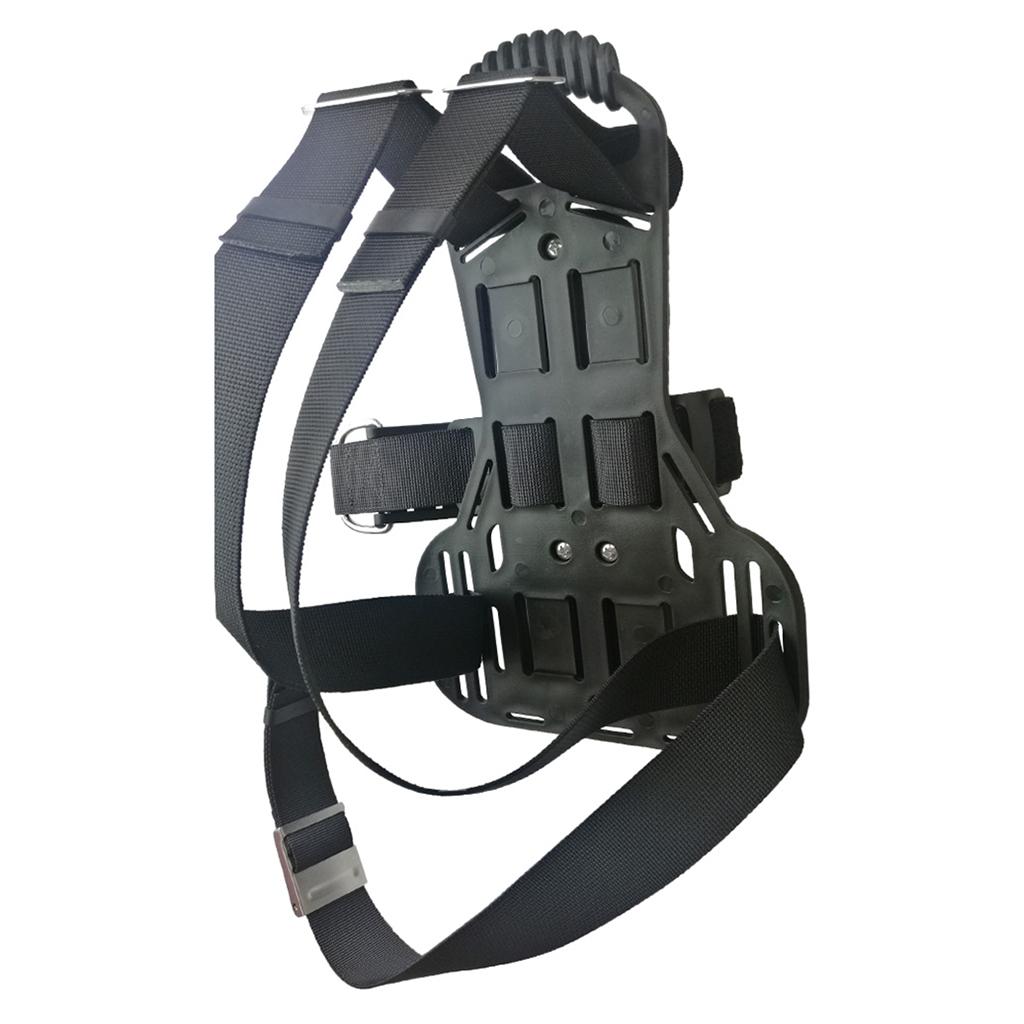 Snorkel Dry Top - ที่ยึดถังออกซิเจนแบบปรับได้สำหรับอุปกรณ์ดำน้ำ วัสดุ PP ใช้กับกระเป๋าเป้สะพายหลัง รองรับถังออกซิเจนสำหรับว่ายน้ำและดำน้ำตื้น