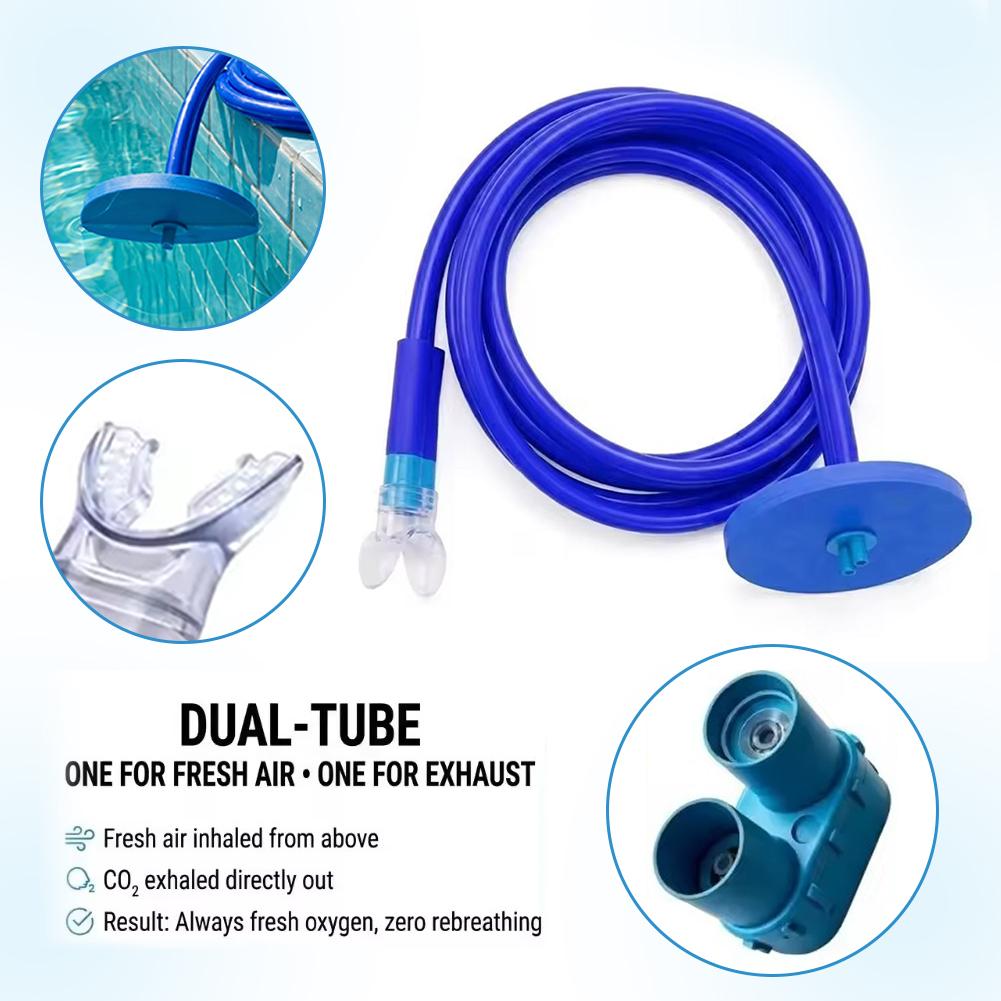 ท่อหายใจดำน้ำแบบฟรีสไตล์พร้อมท - Snorkel Dry Top บทวิจารณ์และราคา