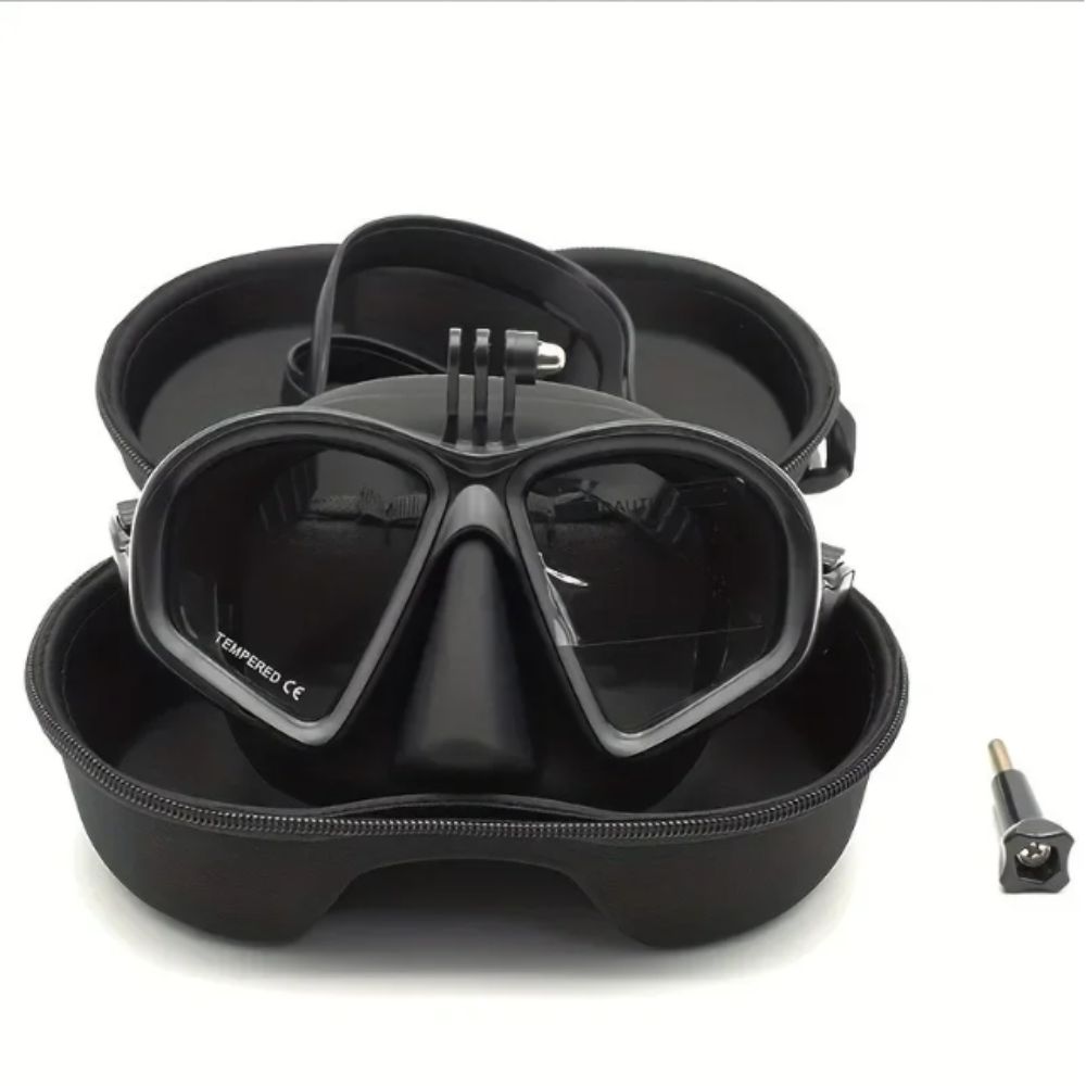 หน้ากากดำน้ำแบบกระจกนิรภัยพับไ - Snorkel Dry Top บทวิจารณ์และราคา